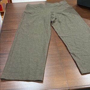 Eileen Fisher 100% Wool Knit Wide Leg Pull On Pants